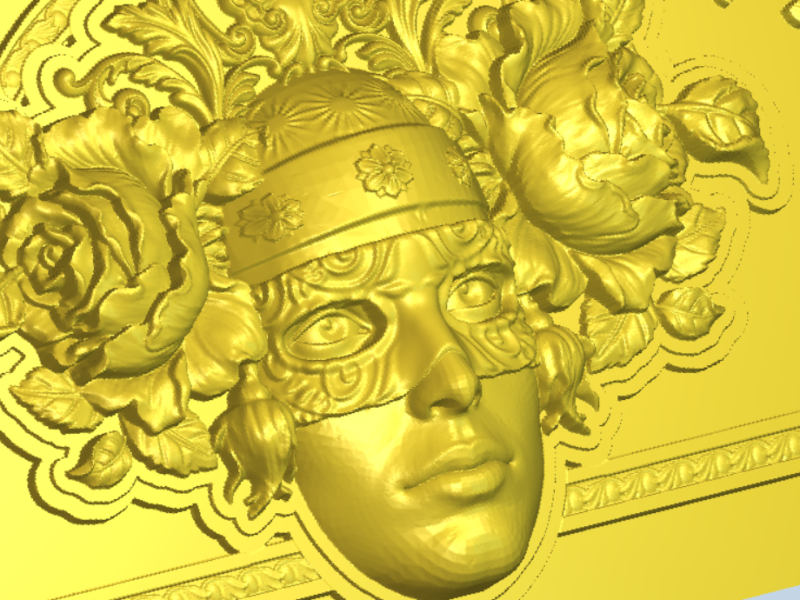 Model STL "Весна" для ЧПУ