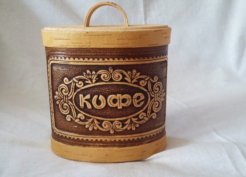 Туес овал кофе "Орнамент"