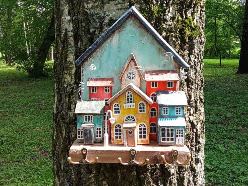 Вешалки и крючки: Птицы над городом
