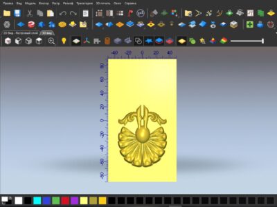 Модель STL для резки на станке с ЧПУ (модель m00016)